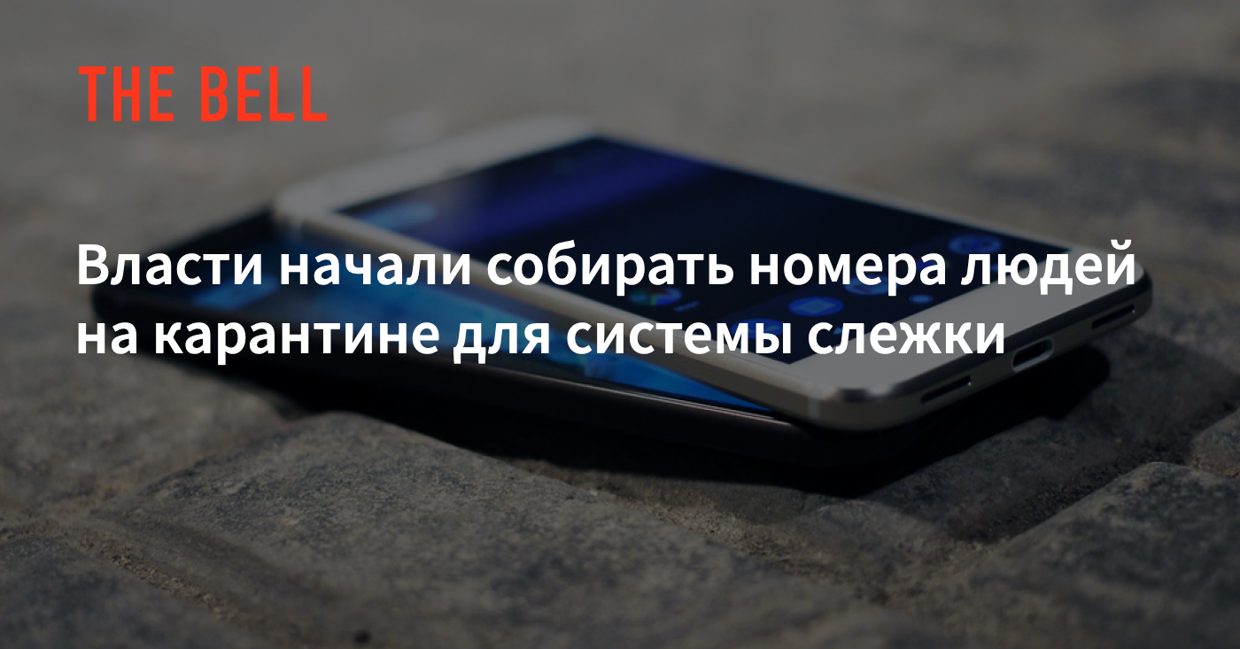 Власти начали собирать номера людей на карантине для системы слежки